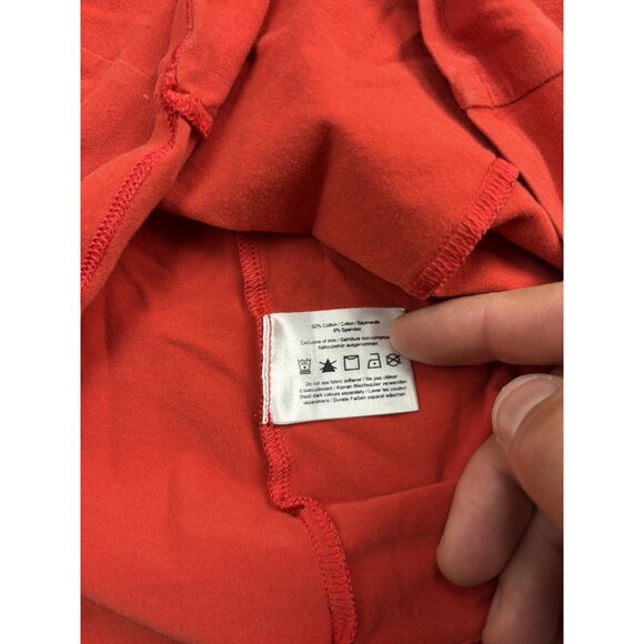 Arc'teryx Tank Top Womens Medium Red Camisole Built-In Shelf Bra Stretch Logo - Picture 5 of 8